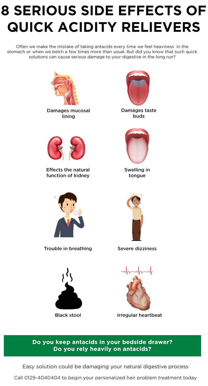 Regular use of acidity medicine causes these severe side effects