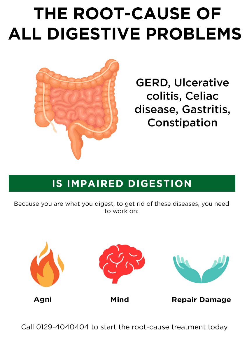 How Ayurveda treats digestive problems?